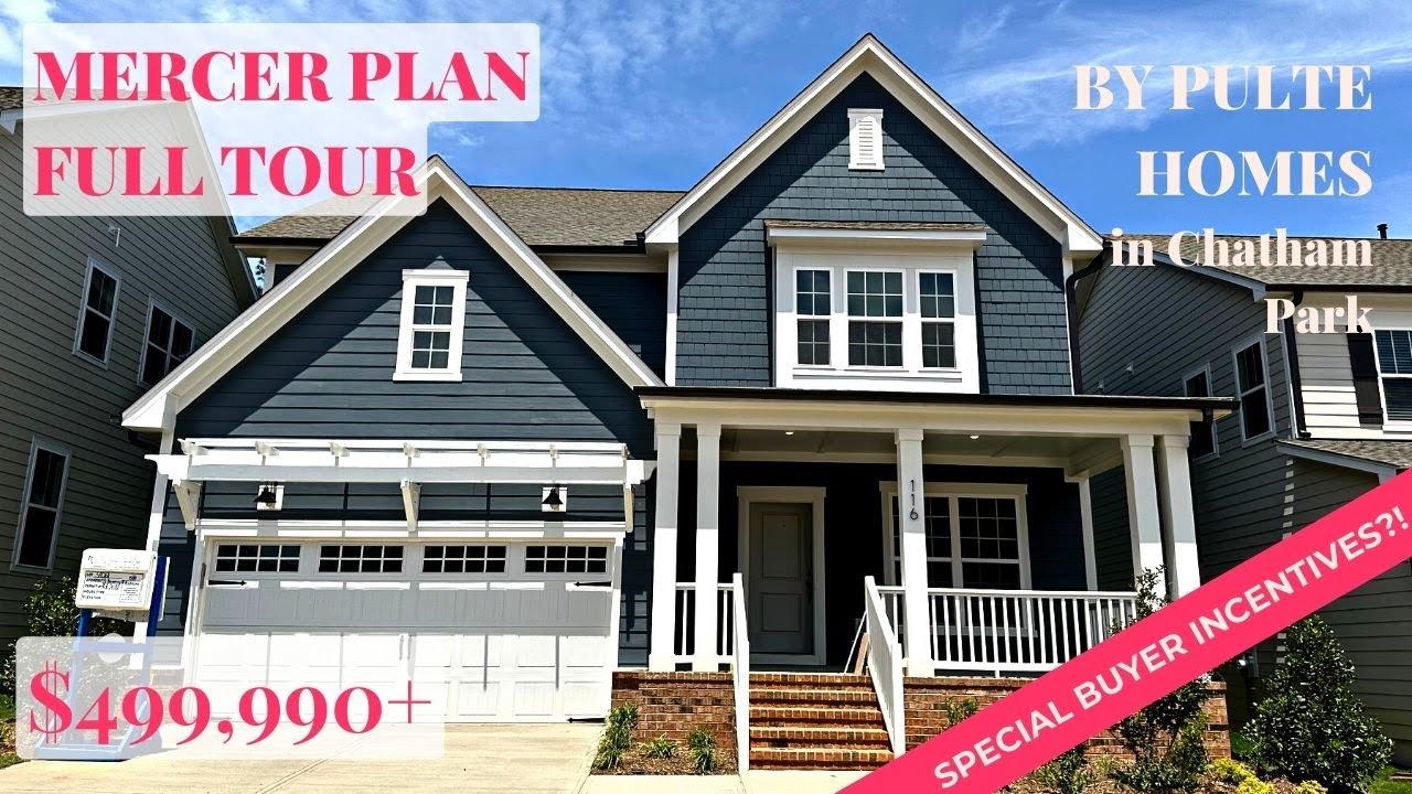 MERCER PLAN TOUR by Pulte Homes | Vineyards at Chatham Park | Luxury New Construction Pittsboro, NC
