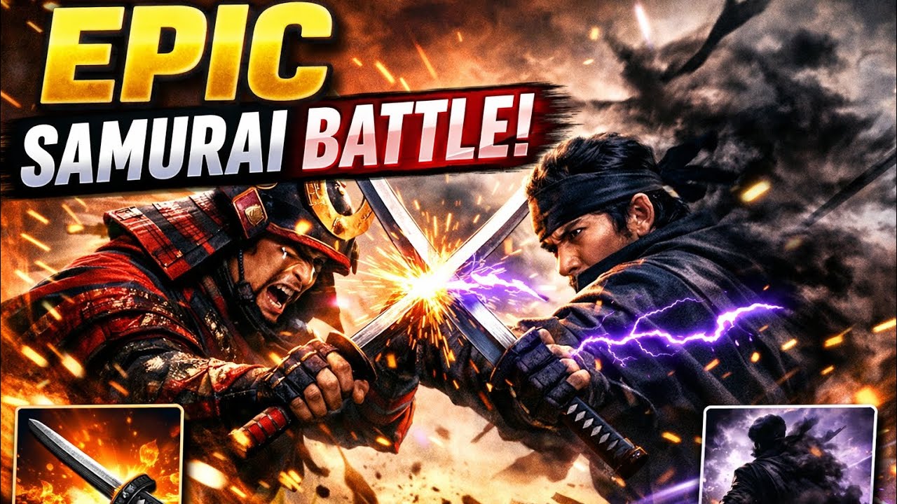 Epic Samurai Battle ⚔️ | Cinematic AI Action Fight
