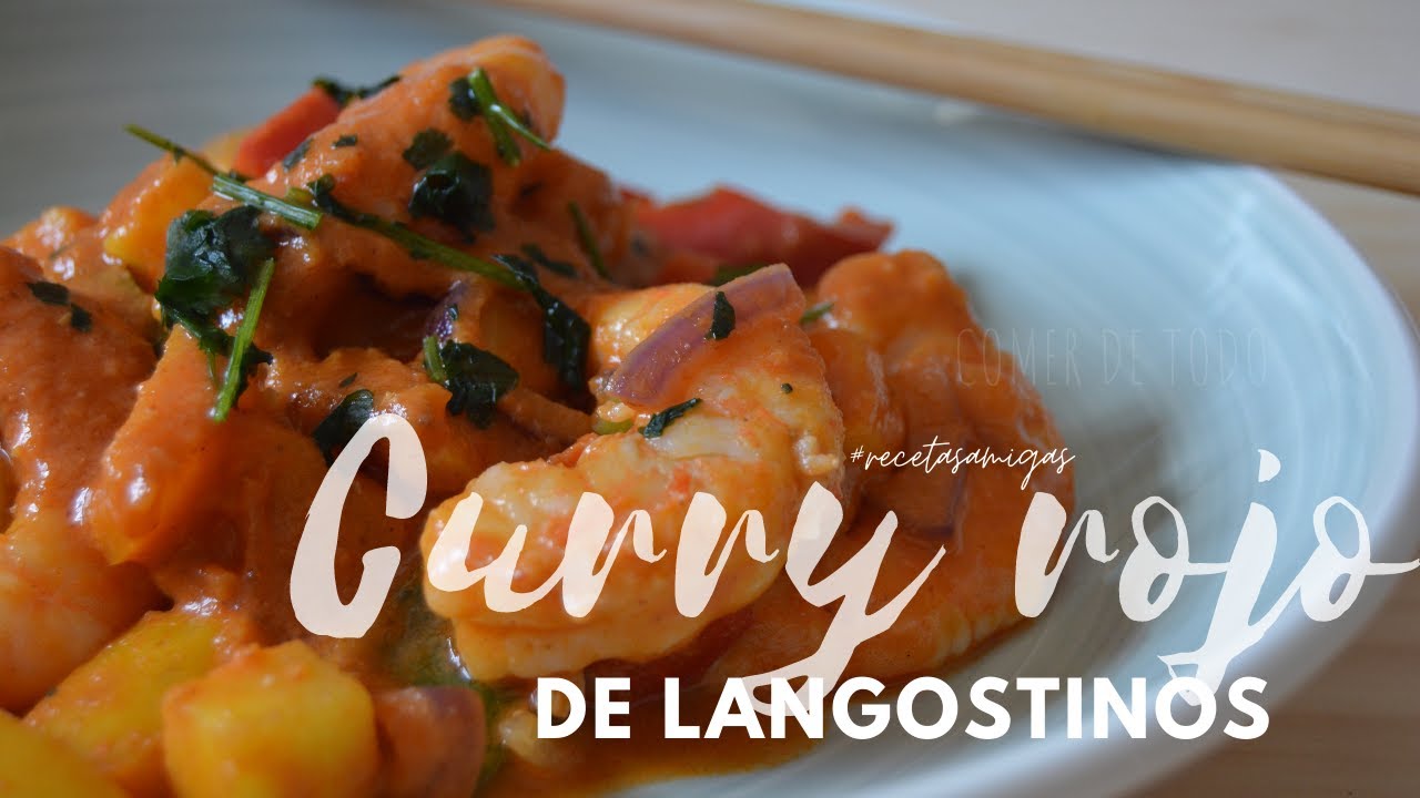 #Curry rojo de #langostinos | #recetasamigas