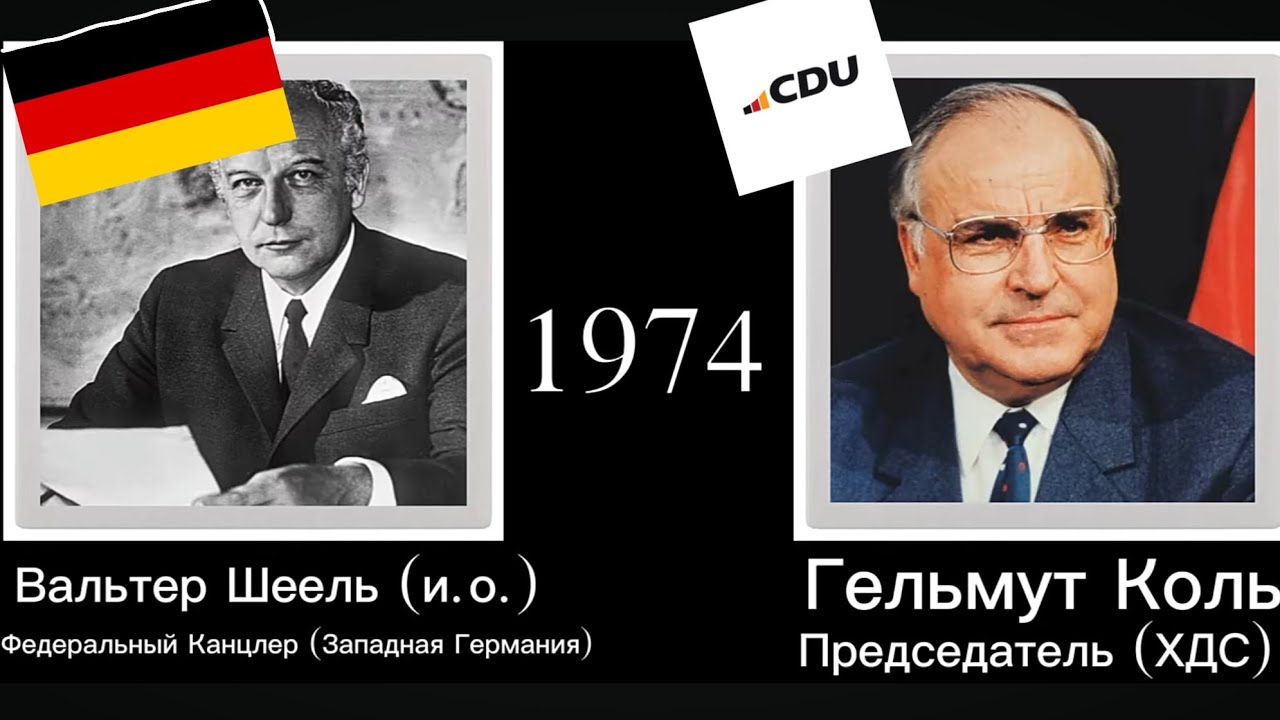 Правители Германии/председатели Христианско-Демократического Союза [1946~2023]