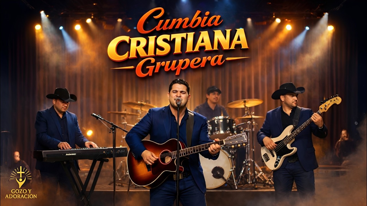 Cumbia Cristiana Grupera en Vivo | Coros Muy Alegres para Dios
