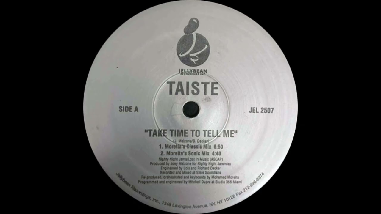 Taiste - Take Time To Tell Me (Buddah Mix)