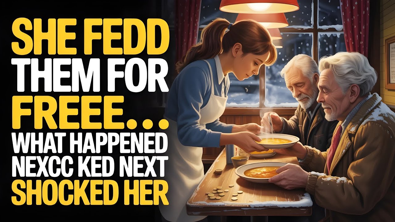 Kind Waitress Feeds Hungry Old Couple on Christmas Eve — Unaware They Were Billionaires