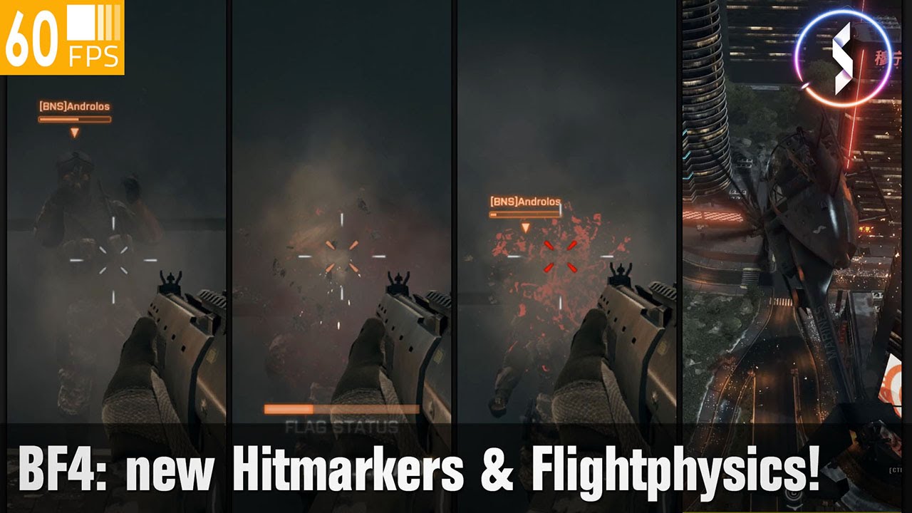 Battlefield 4 new Hitmarkers and Flightmodel