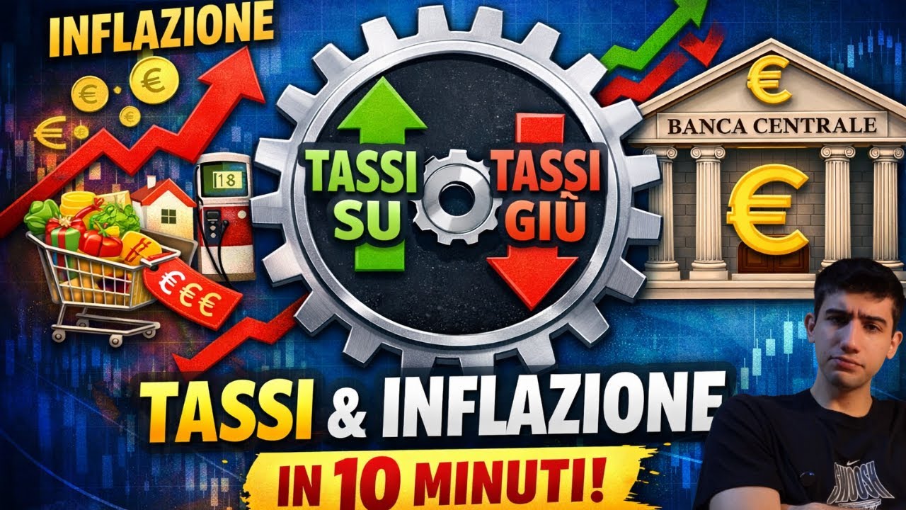 Ecco COME GIRA L'ECONOMIA: tassi e inflazione (in 10 minuti)