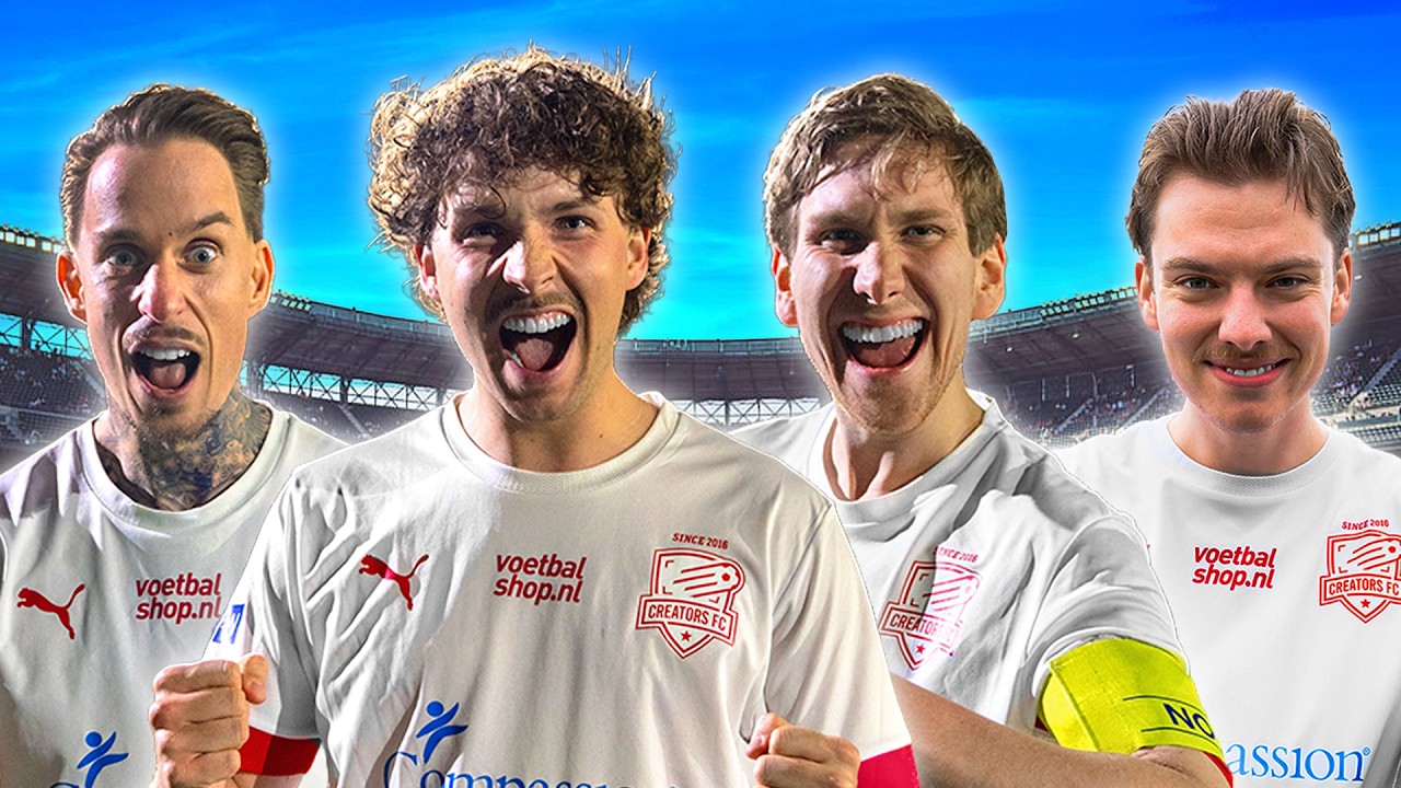 WIJ SPEELDEN ZONDER KEEPER BIJ DEBUUT VAN MAX STEIN EN GYAMO.