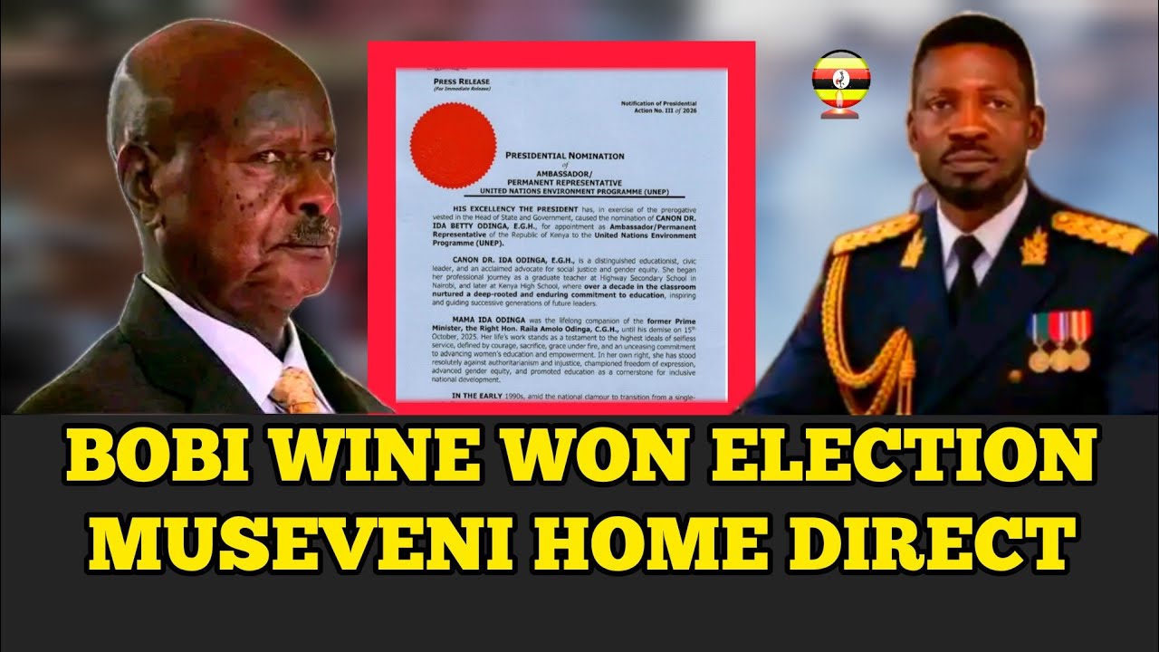 FREE FROM DICTATORSHIP BOBI WINE TO BE SWORN IN AS NEXT PRESIDENT OF UGANDA YOWERI MUSEVENI HOME