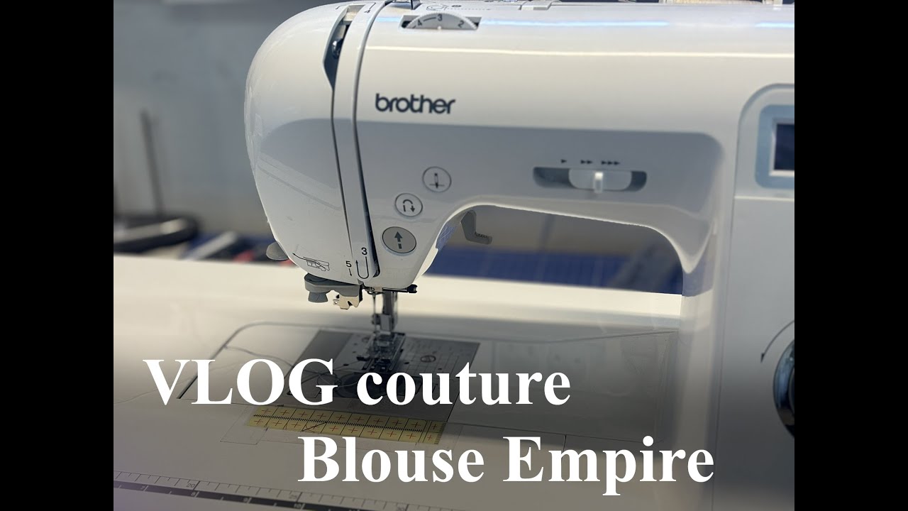 Vlog couture, une journée couture avec moi (blouse Époque)