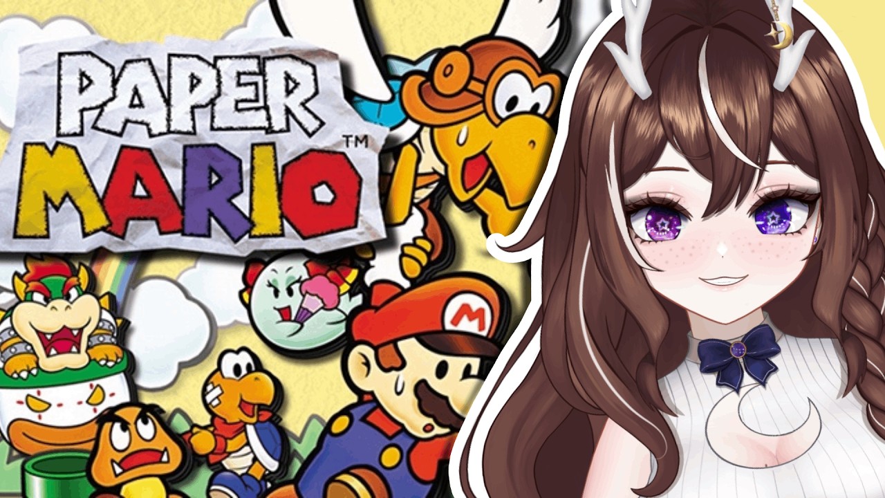 First Time Playing Old Paper Mario【PAPER MARIO N64】