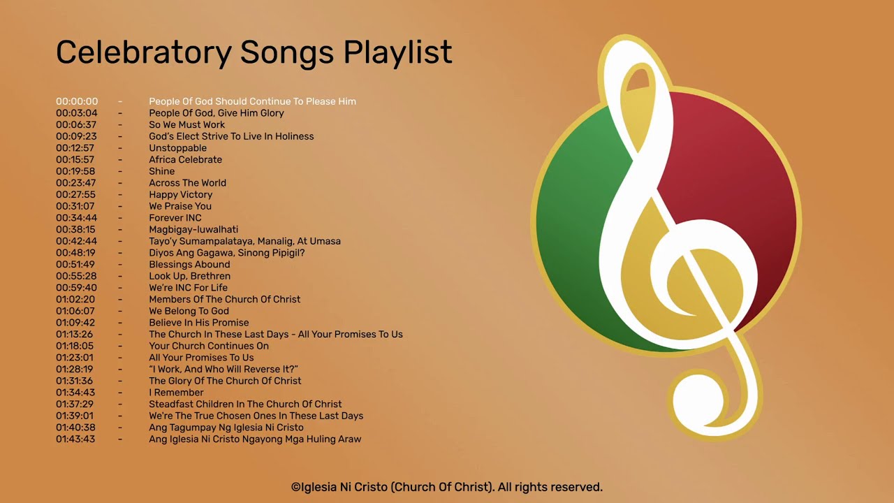 Celebratory Songs Playlist