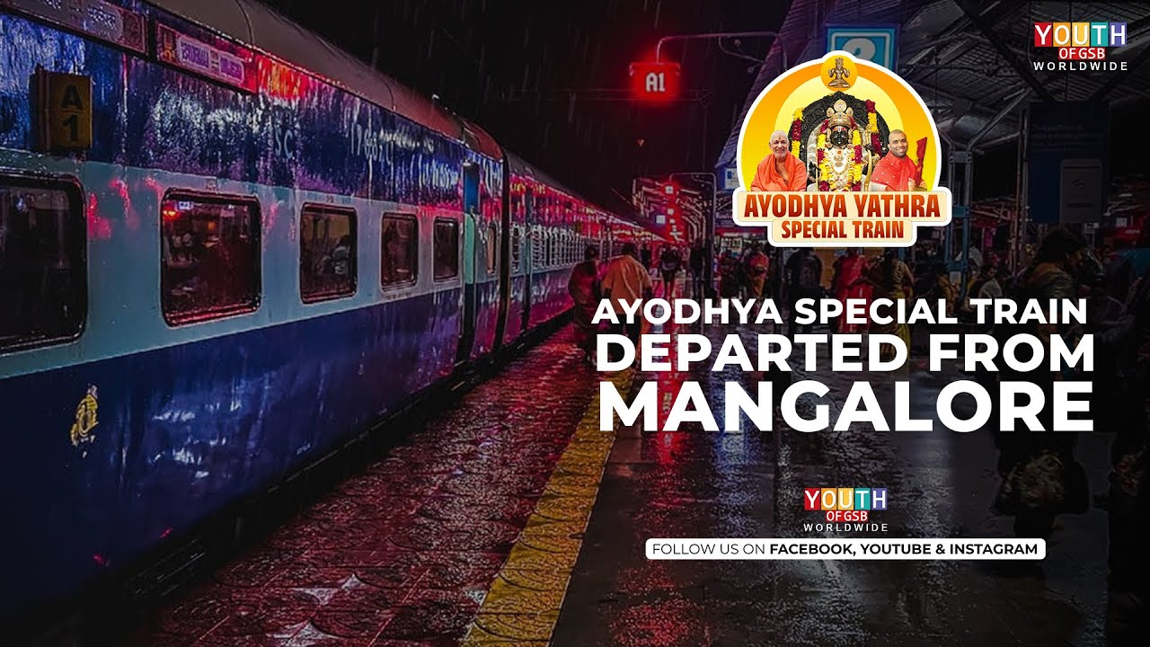 Ayodhya Special Train departed from Mangalore