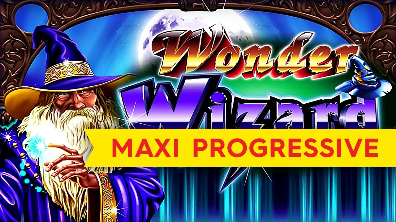 Wonder Wizard Slot - MAXI PROGRESSIVE - Bonus Retrigger!