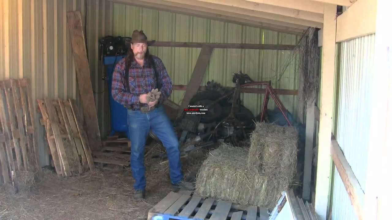 Proper ways to stack hay ! stall13.com videos