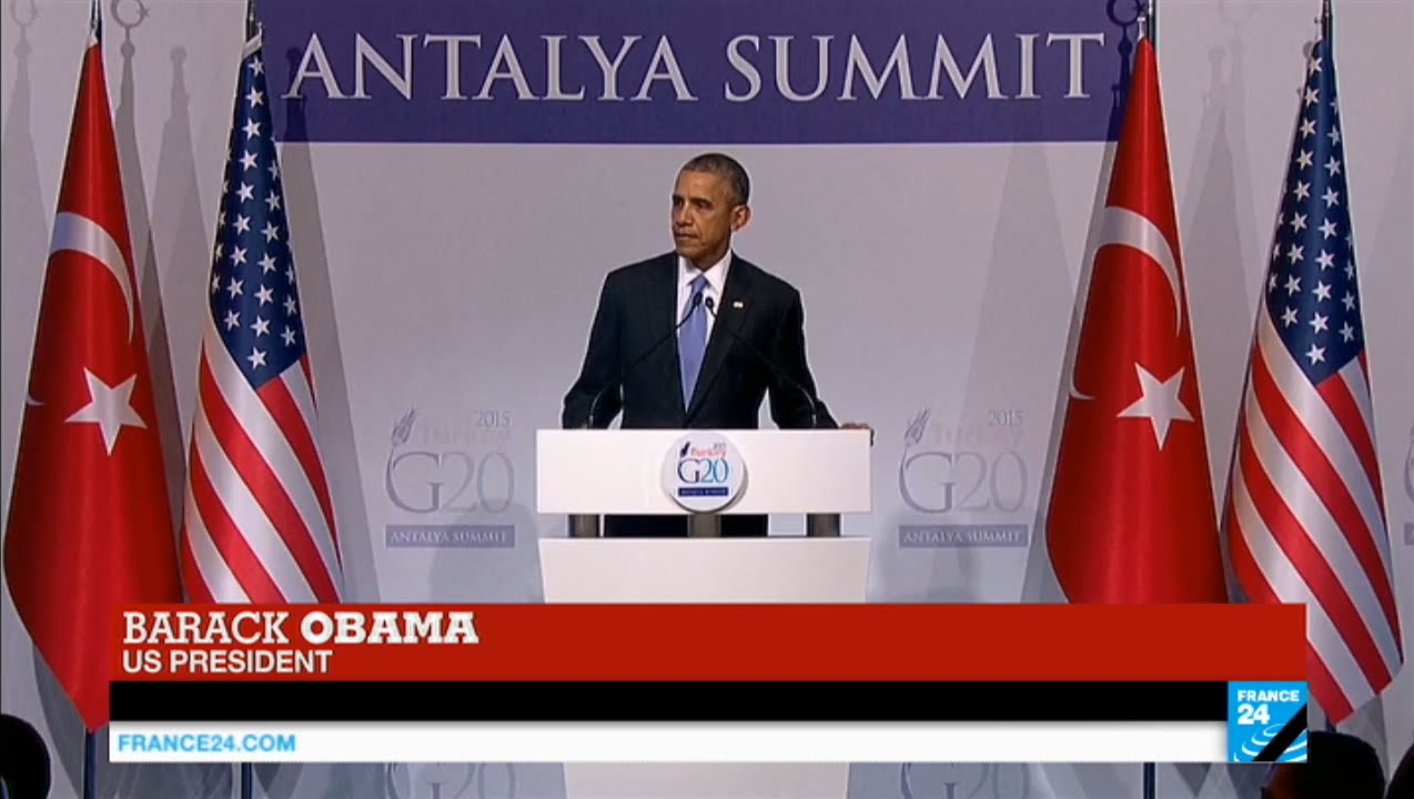 Paris Attacks: US President Barack Obama holds press conference on fight against IS group
