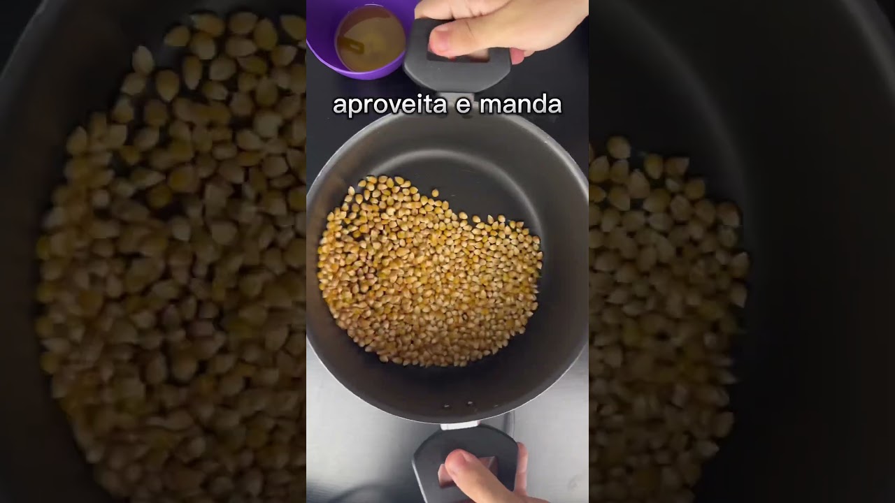 PARE DE FAZER PIPOCA DA FORMA ERRADA!!! 😧 #receitafacil #receitas #comida