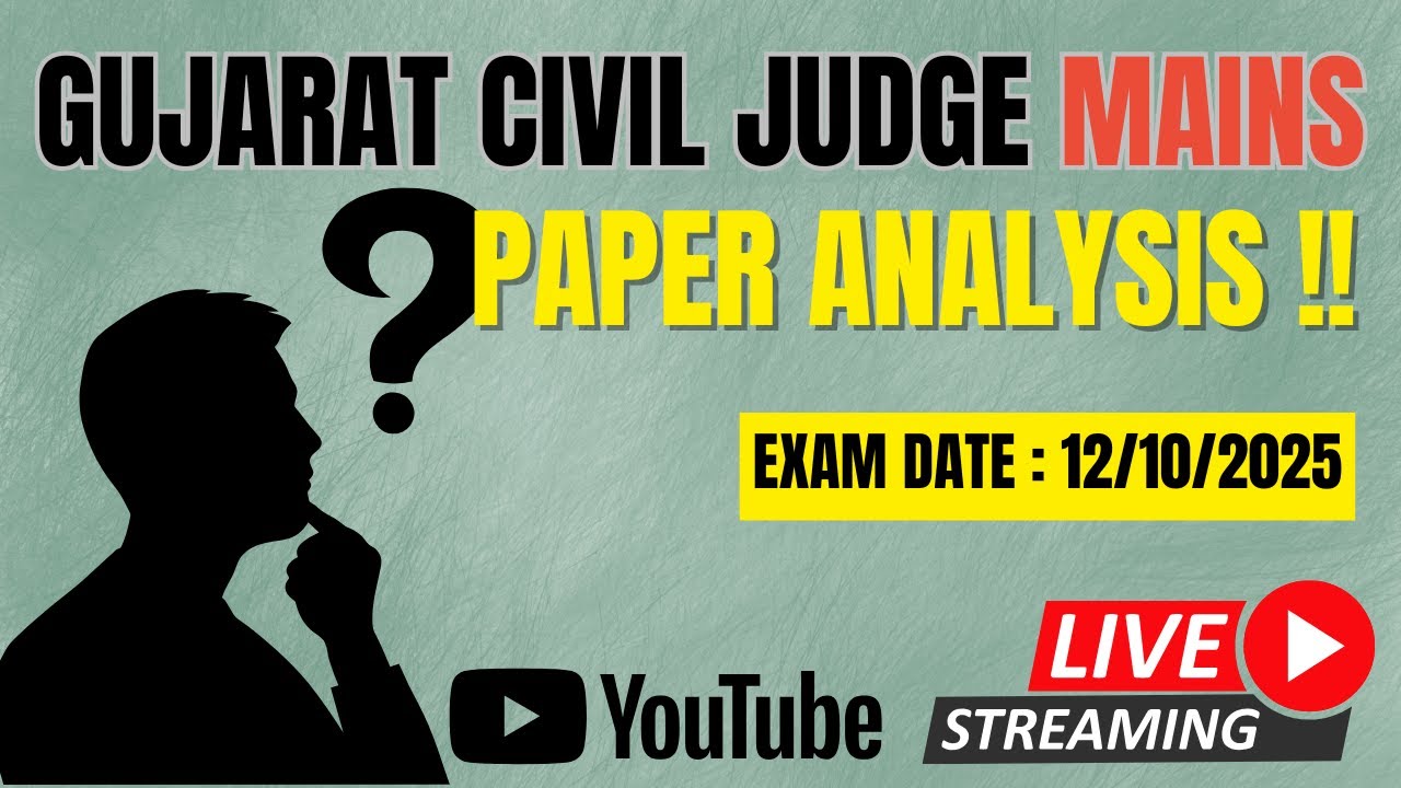 GJS MAINS (12/10/2025) Paper Analysis | Must watch if you have given exam | MOVE LAW ACADEMY
