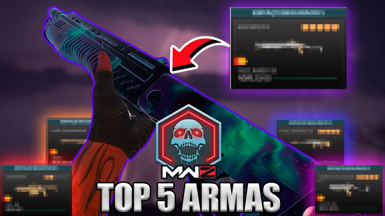 TOP 5 ARMAS MW3 ZOMBIES