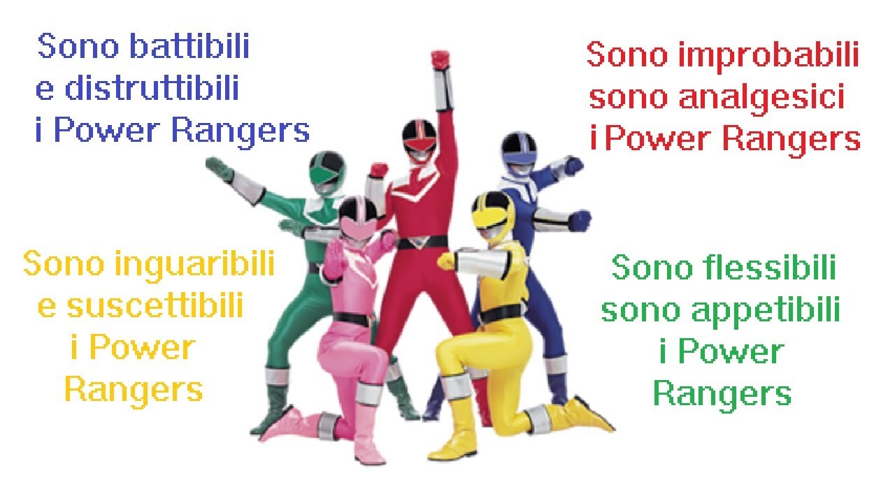 POWER RANGERS - Sigla Versione Letterale 👁‍🗨LITERAL👁‍🗨