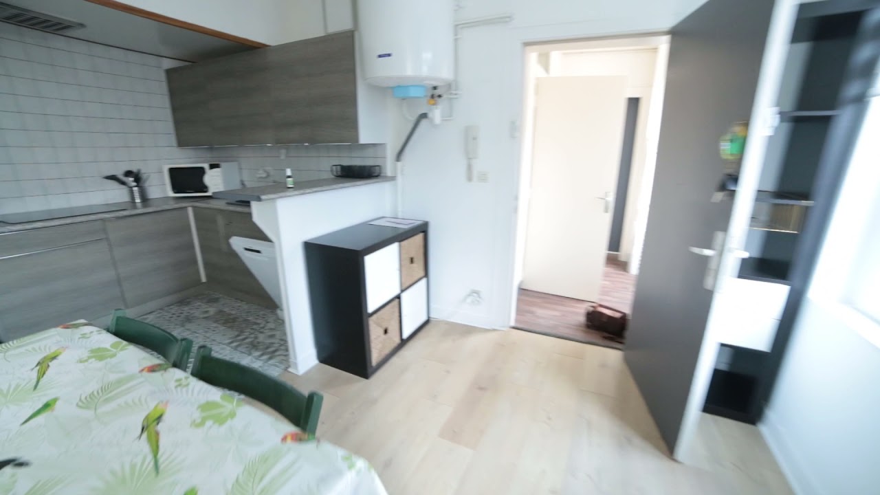 f2 meubl&eacute; + parking rue du lieux de sant&eacute;