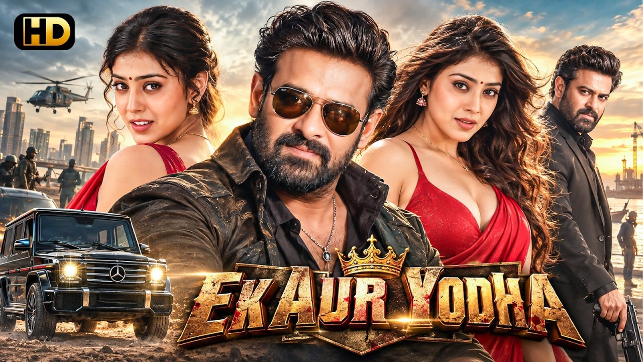 EK AUR YODHA - New Released South Action Blockbuster Superhit Urdu Movie | Prabhas, Shriya Saran