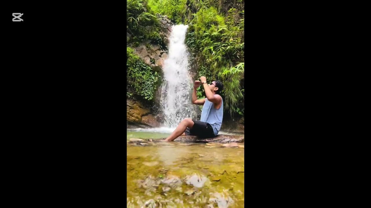 Syangdi waterfall in chitwan 2082 #youtube #chitwan #waterfall #roshanchaudhary_offical 