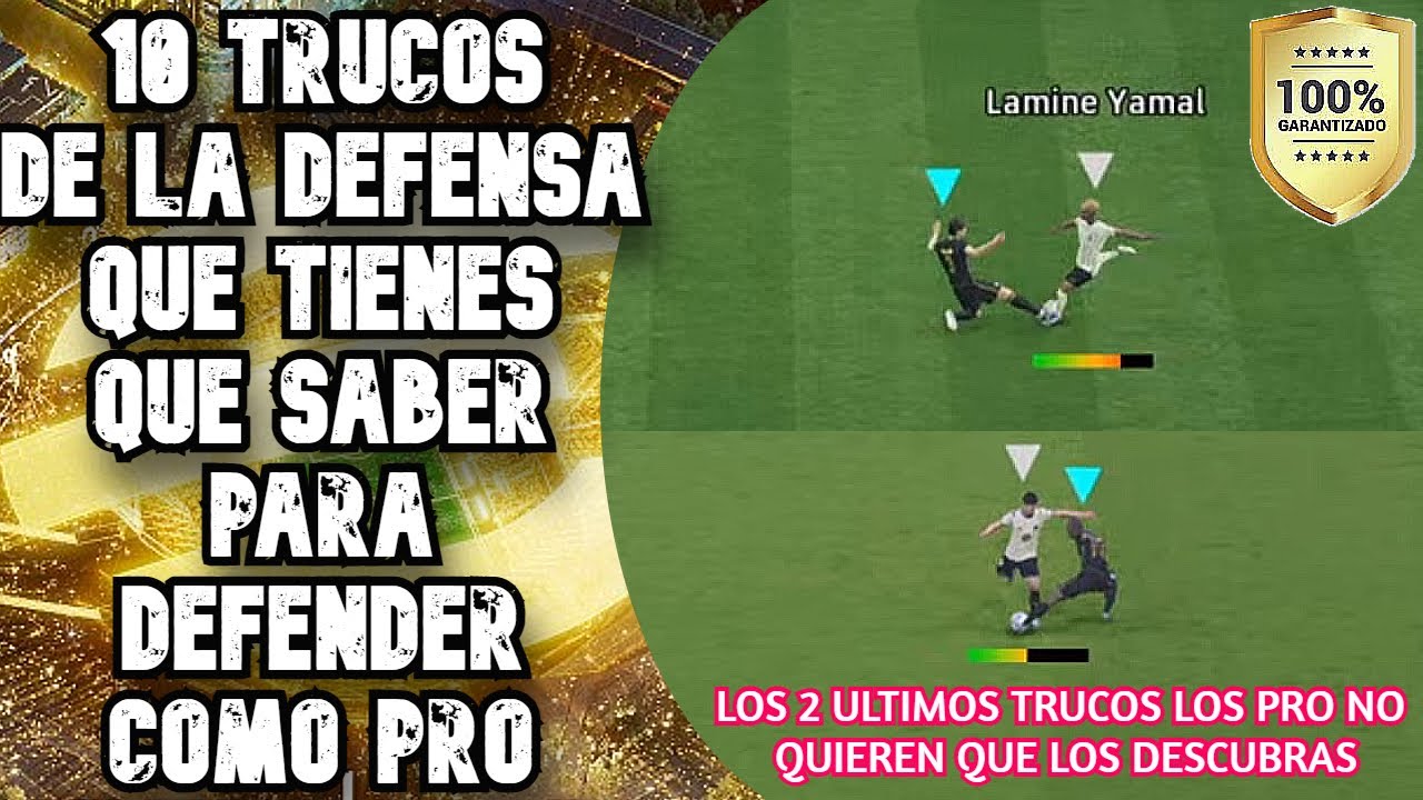 10 trucos de la defensa para defender como pro efootball 2026