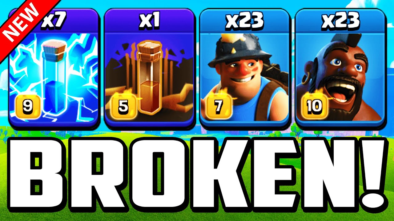 THIS NEW ZAP HYBRID ATTACK SHOULD BE ILLEGAL! New Clash of Clans Attack Strategy 2020 | COC TH13