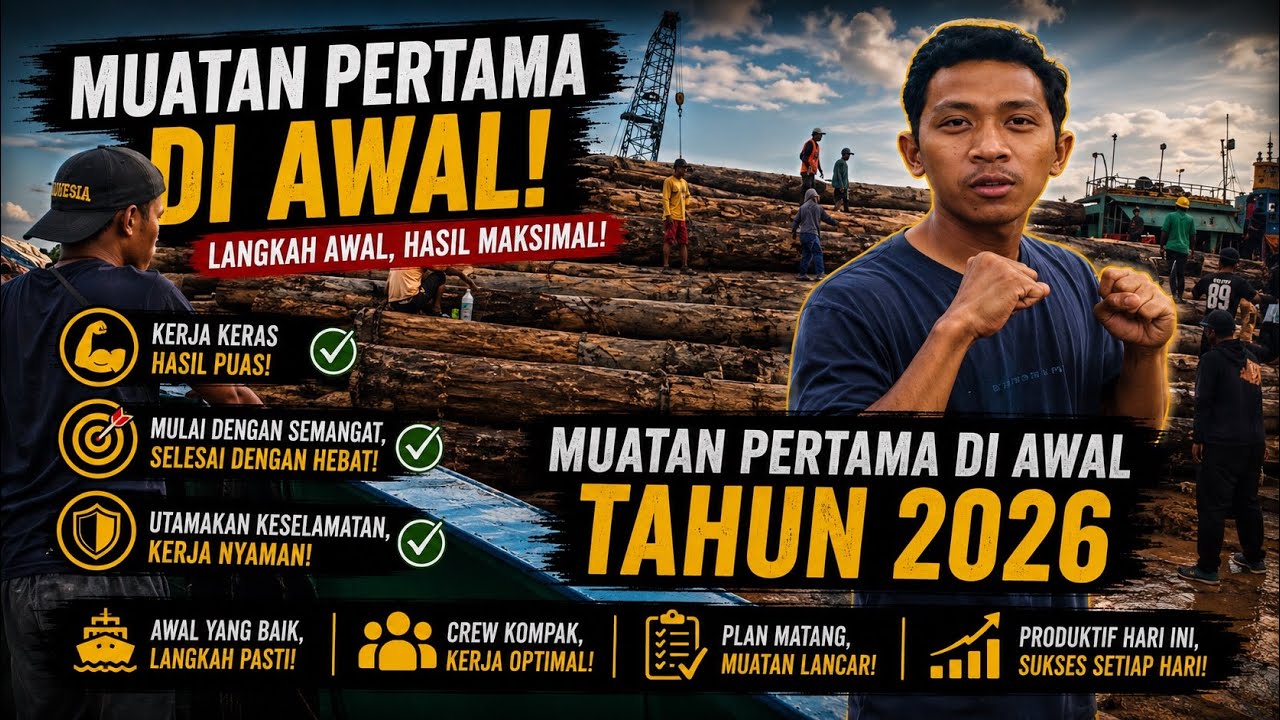 Tiba Langsung Muat! Muatan Pertama di Awal Tahun 2026
