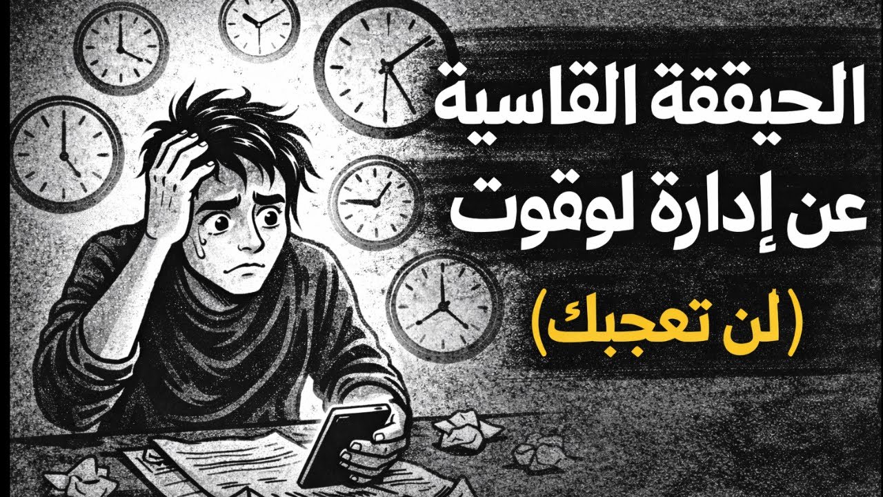 الحقيقة القاسية عن إدارة الوقت لن تعجبك & سر ضياع وقتك اليومي الذي تتجاهله