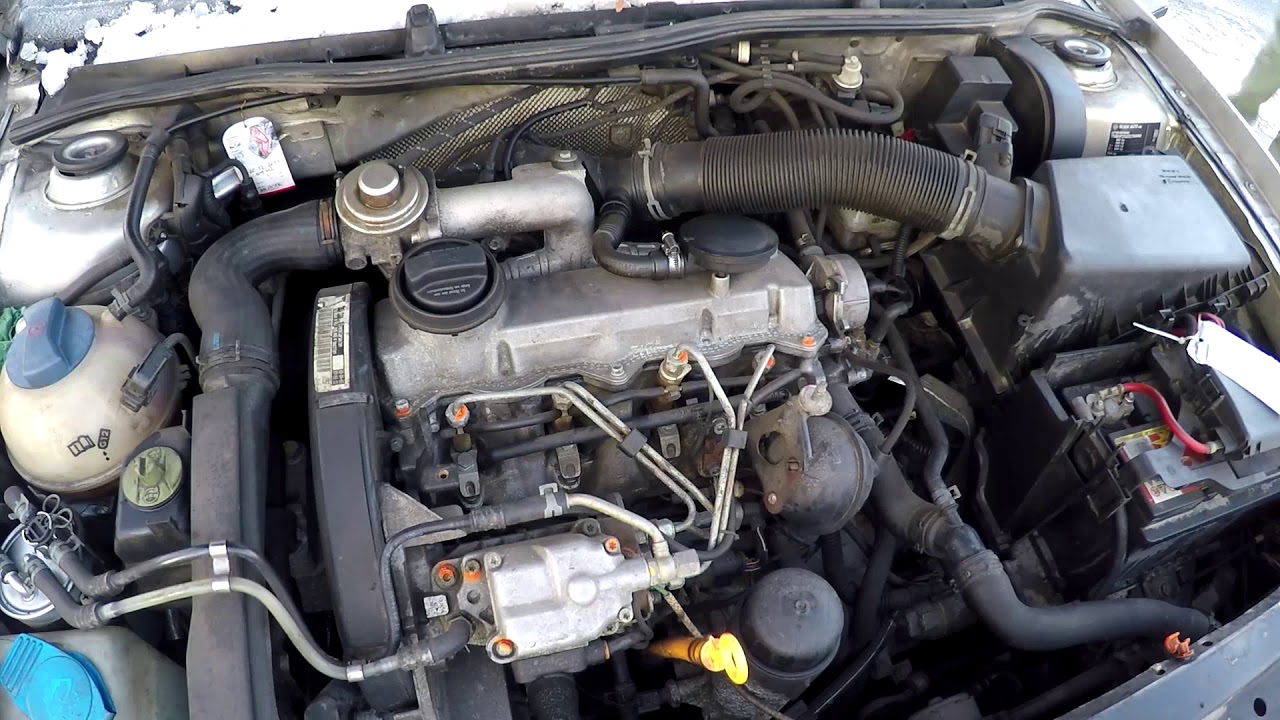 Audi A3 1.9 TDI  81kW 110 HP very Cold Start -16&deg;C