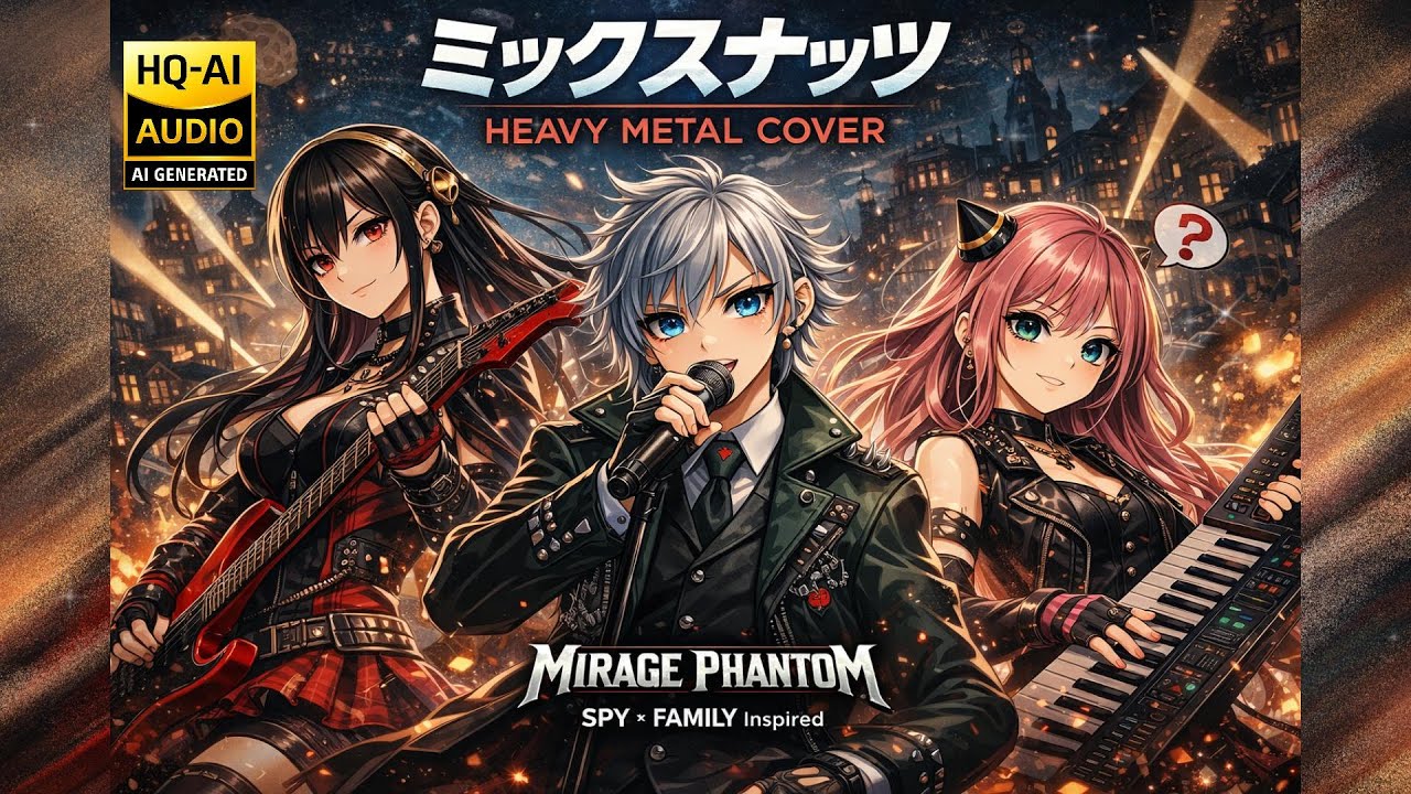 🎧ミックスナッツ｜Official髭男dism│Heavy Metal Cover by MIRAGE PHANTOM