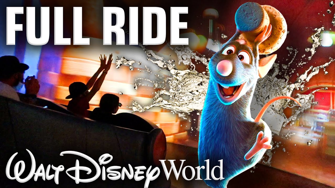 FULL RIDE POV Remy's Ratatouille Adventure at EPCOT - Multi-Angle