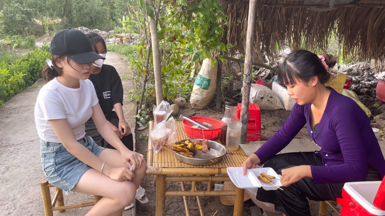 HÔM NAY BÁN THỊT XIÊN NƯỚNG PHÔ MAI TẶNG TRÀ CHANH KHÁCH Ở XA ĐẾN ỦNG HỘ KHÔNG ĐỦ BÁN | TNCM