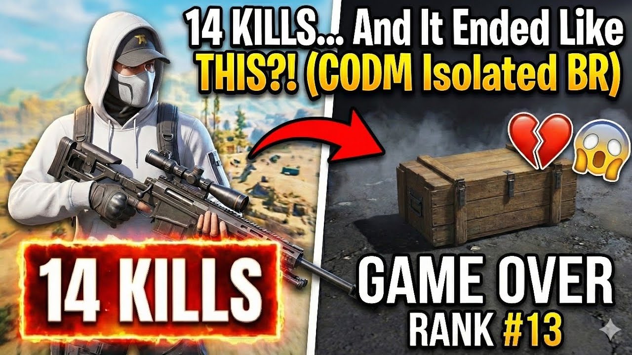 14 KILLS... And It Ended Like THIS?! 💔 (CODM Isolated BR)
