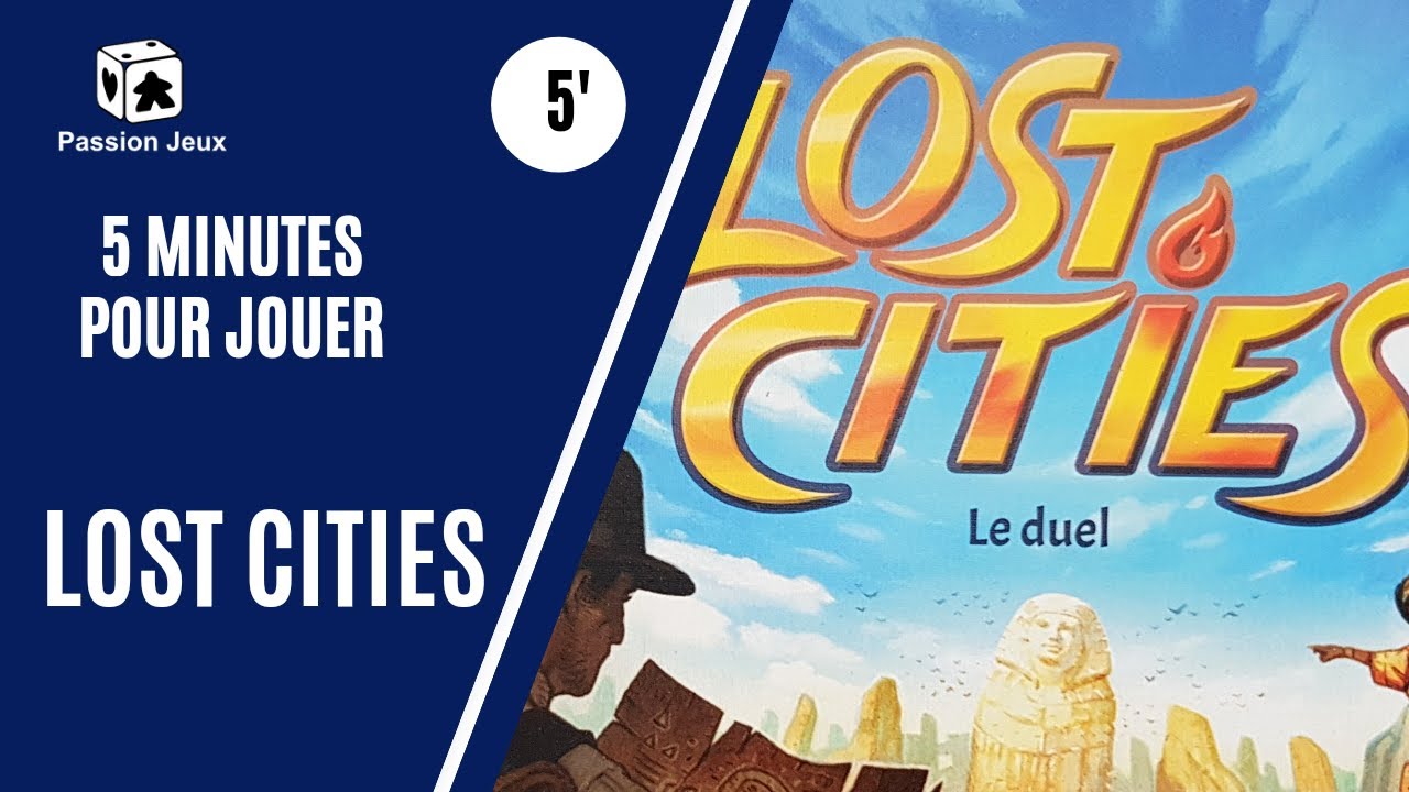 5 minutes pour jouer à Lost Cities (Citées perdues) ! -  Règles accessibles avec sous titres