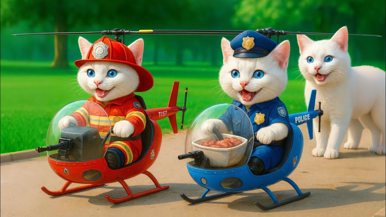 Mama Cat&rsquo;s Shocking Makeover! Fur Trim Turns Into Tiger Hat for Kittens 😳🐯✨ | Cat Video