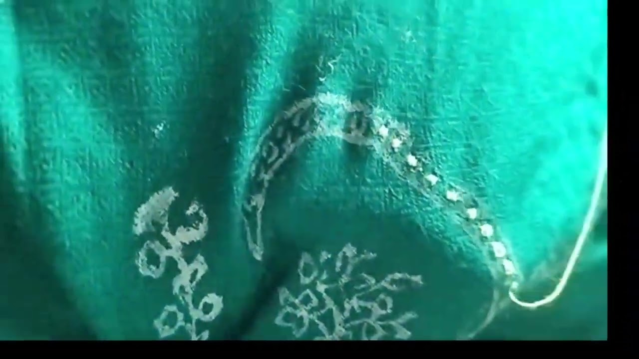 Simple sozni design || pashmina shawl|| for BEGINNERS 🪡1️⃣