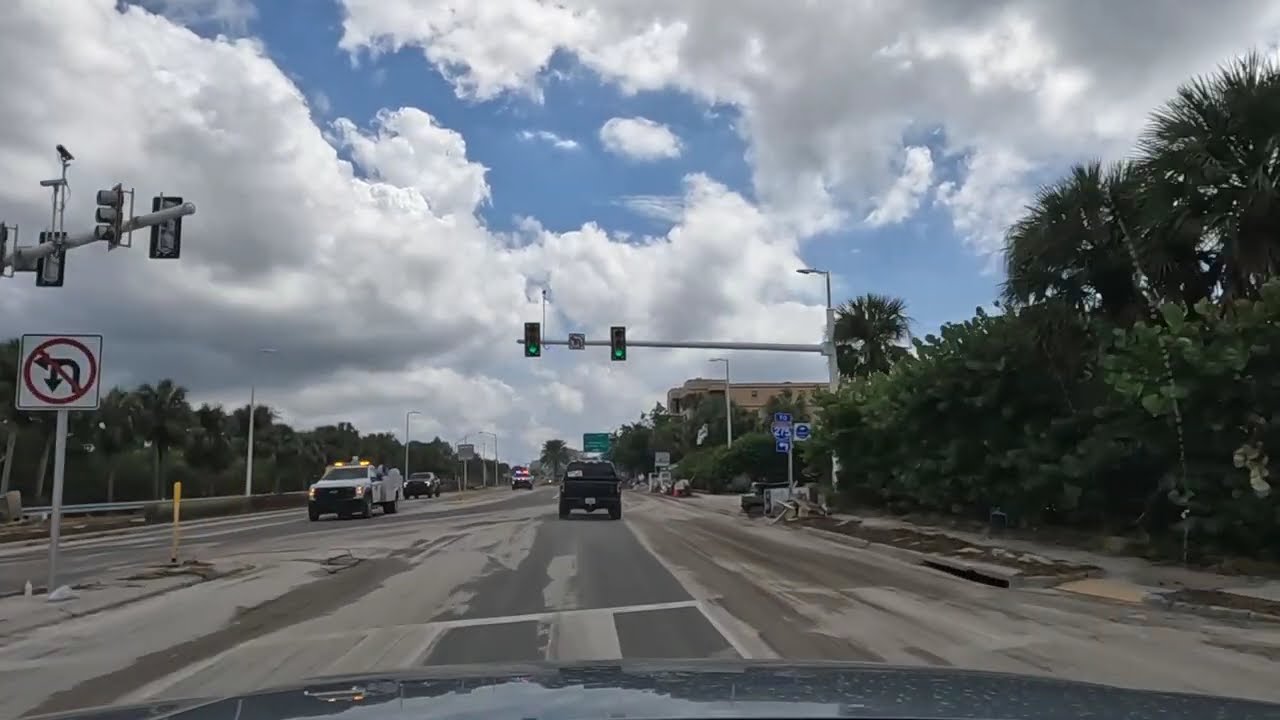 Hurricane Helene Aftermath - Gulf Blvd Southbound