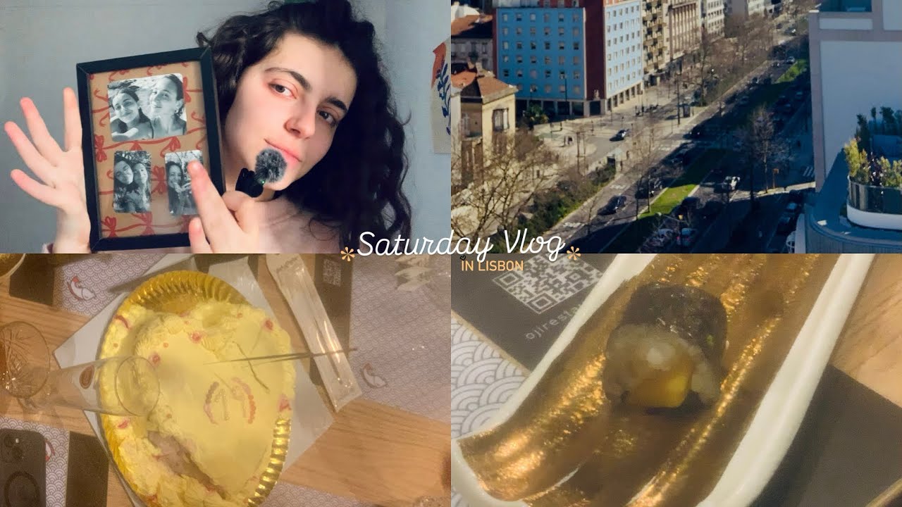 Saturday Vlog• Anos da amiga, andar de metro sozinha e visitar Lisboa 💌// Margarida Caramelo
