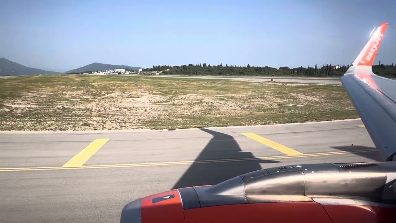 EasyJet A320 Takeoff from Dubrovnik Airport