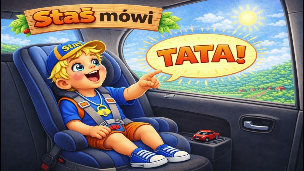 Staś mówi TATA 💙 | Wzruszająca bajka dla malucha 1–3 lata 👶 Pierwsze słowa dziecka