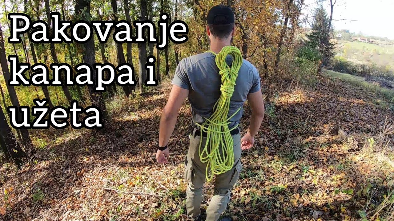 Čvorologija - pakovanje kanapa i užeta