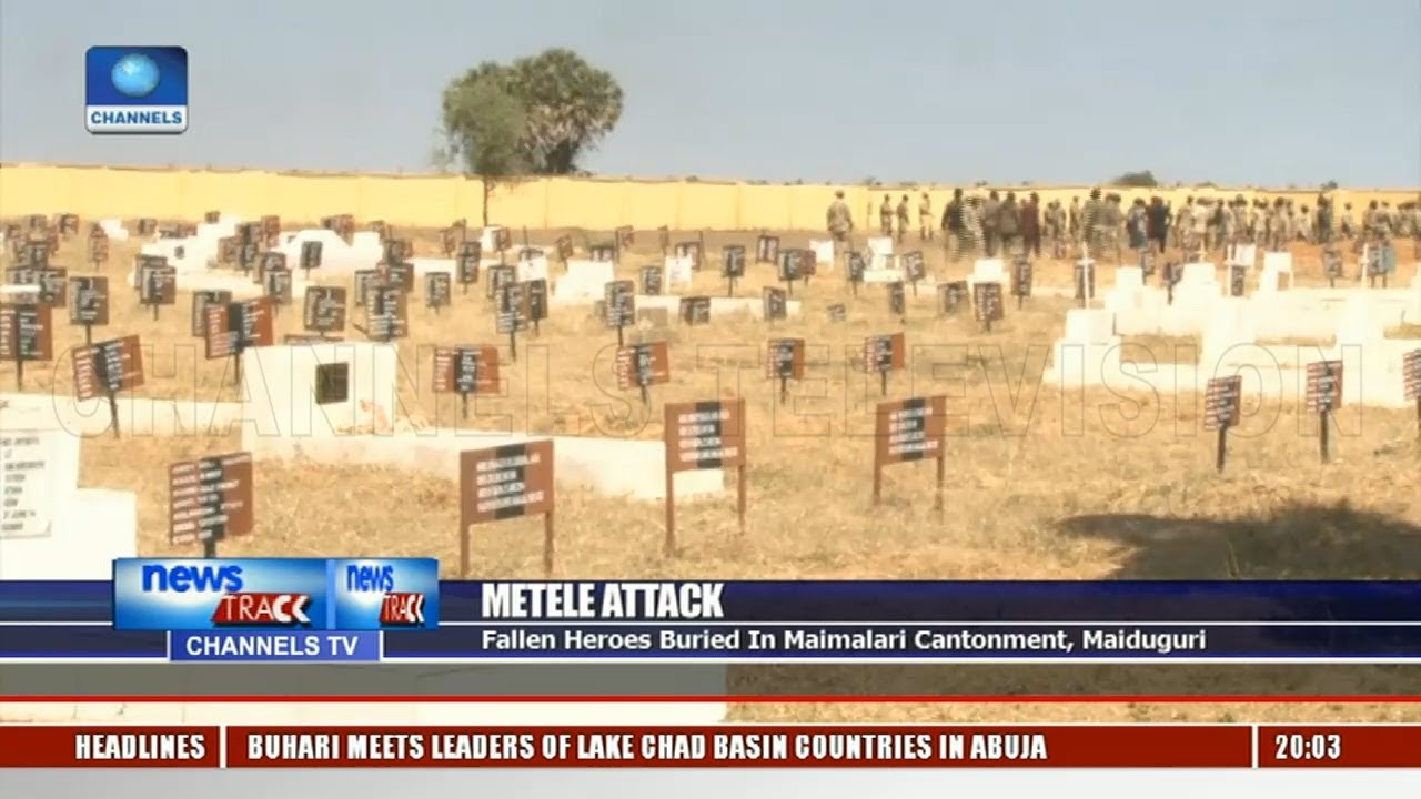 Metele Attack: Bodies Of 19 Soldiers Laid To Rest By Nigerian Army