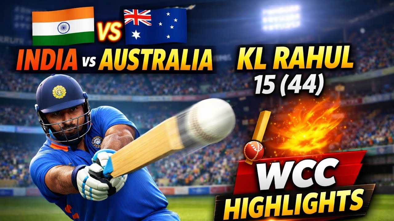 India vs Australia 🔥 | WCC Gameplay Highlights ✅