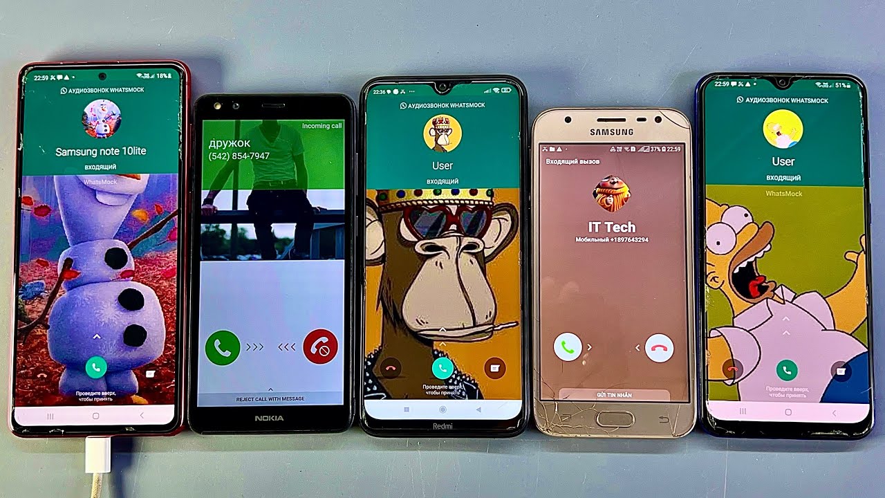 Fake call & Samsung Galaxy Note 10& Nokia C01 Plus & Redmi Note 8& Samsung J3& Samsung A30S