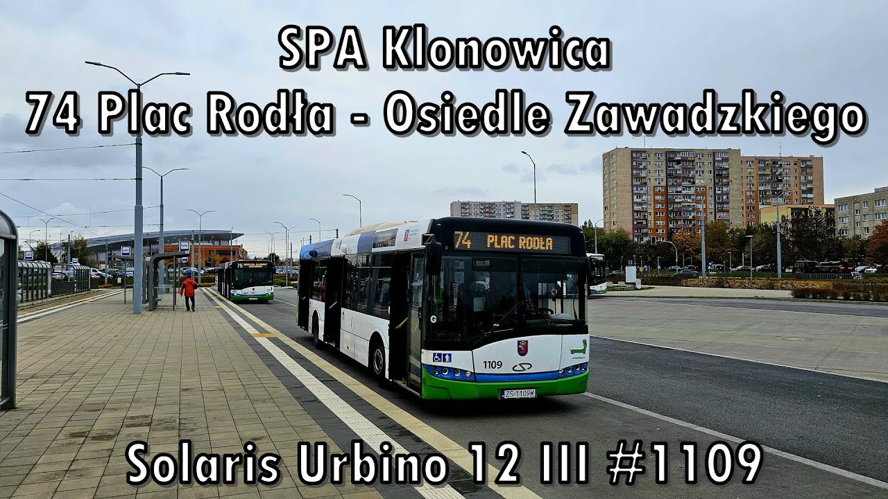 SPA Klonowica - linia 74, Solaris Urbino 12 III #1109