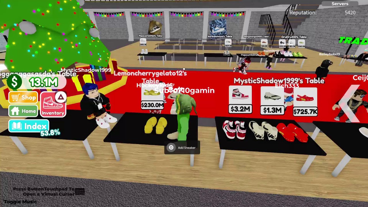 Sneaker resell sim / chilling w fans