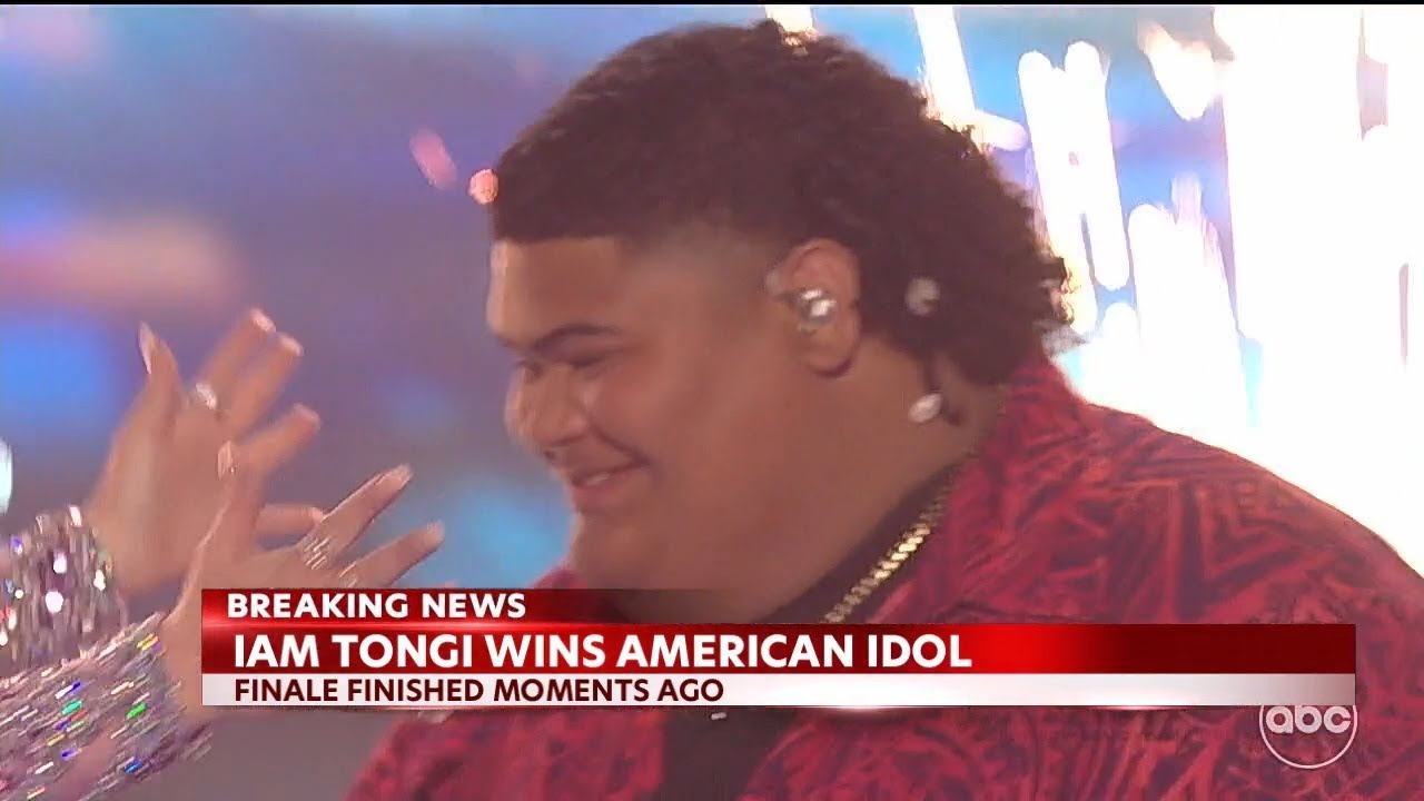 Family, friends celebrate on Oahu's North Shore after Iam Tongi wins American Idol