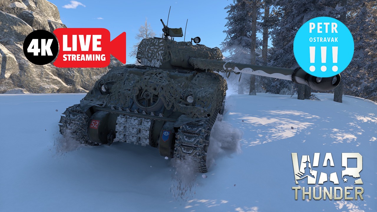 Sobotní Ardeny  | War Thunder CZ+SK | Live Stream | 4K60FPS | 21.2.26