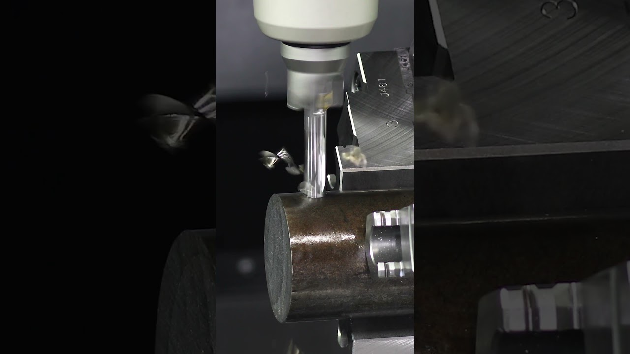 A single tool for machining of the counterbore hole! #shorts #viral #cnc #machine #engineering